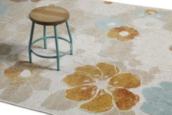 In & Outdoorteppich Beige