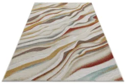 In & Outdoorteppich Beige Bunt 