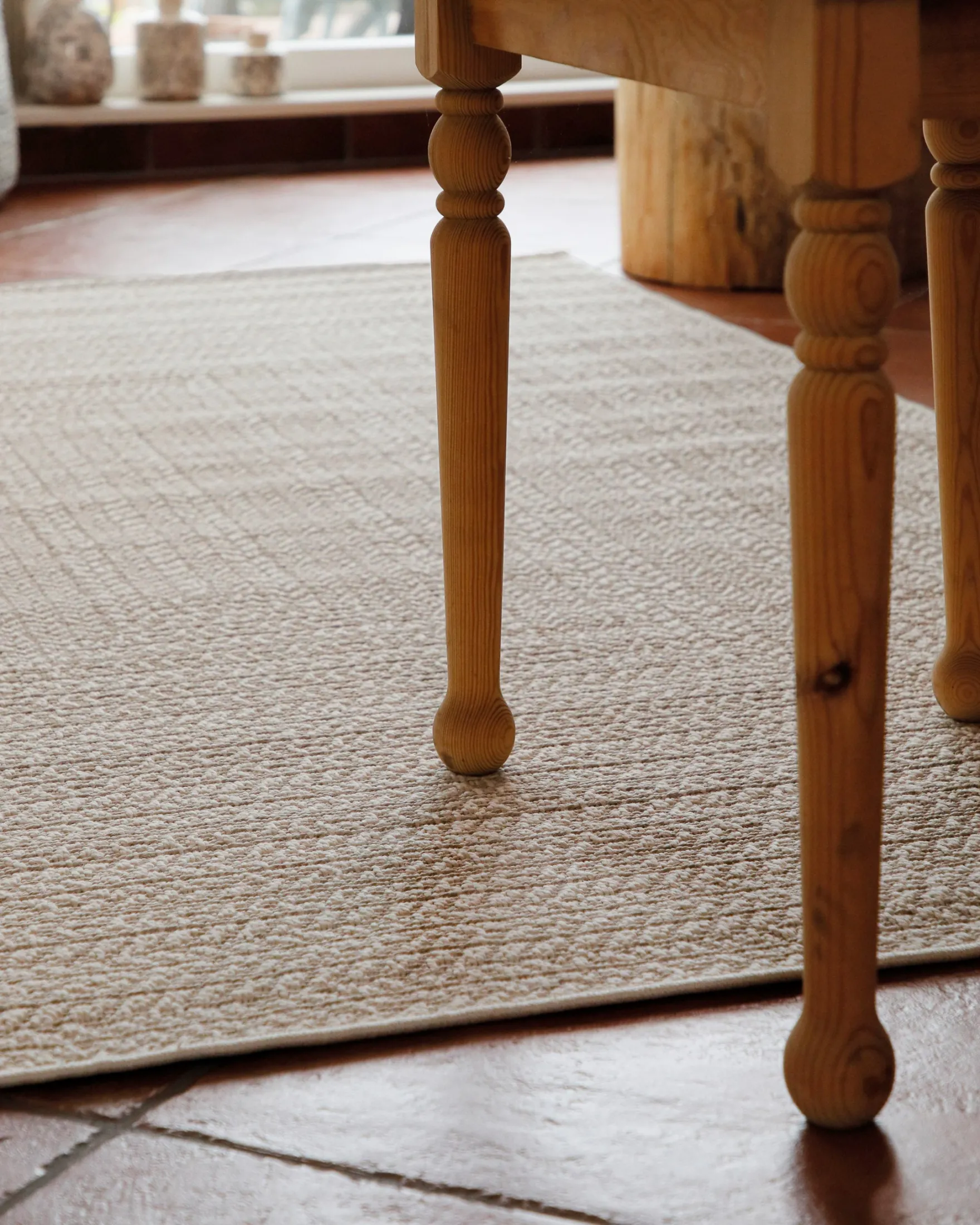 In- & Outdoor Teppich Beige "Layo" WECONhome
