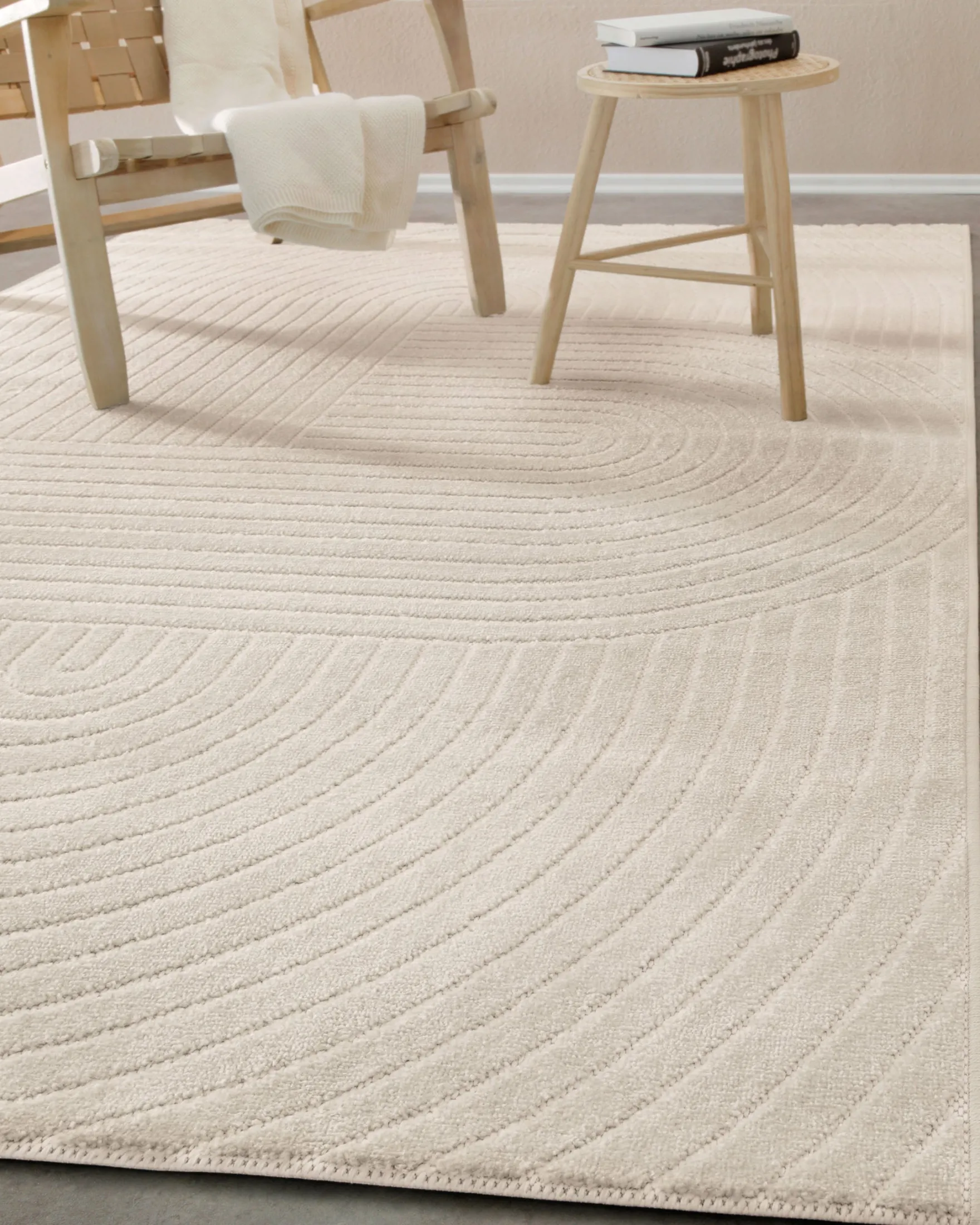 In- & Outdoor Teppich Creme Beige "Bacalar" WECONhome