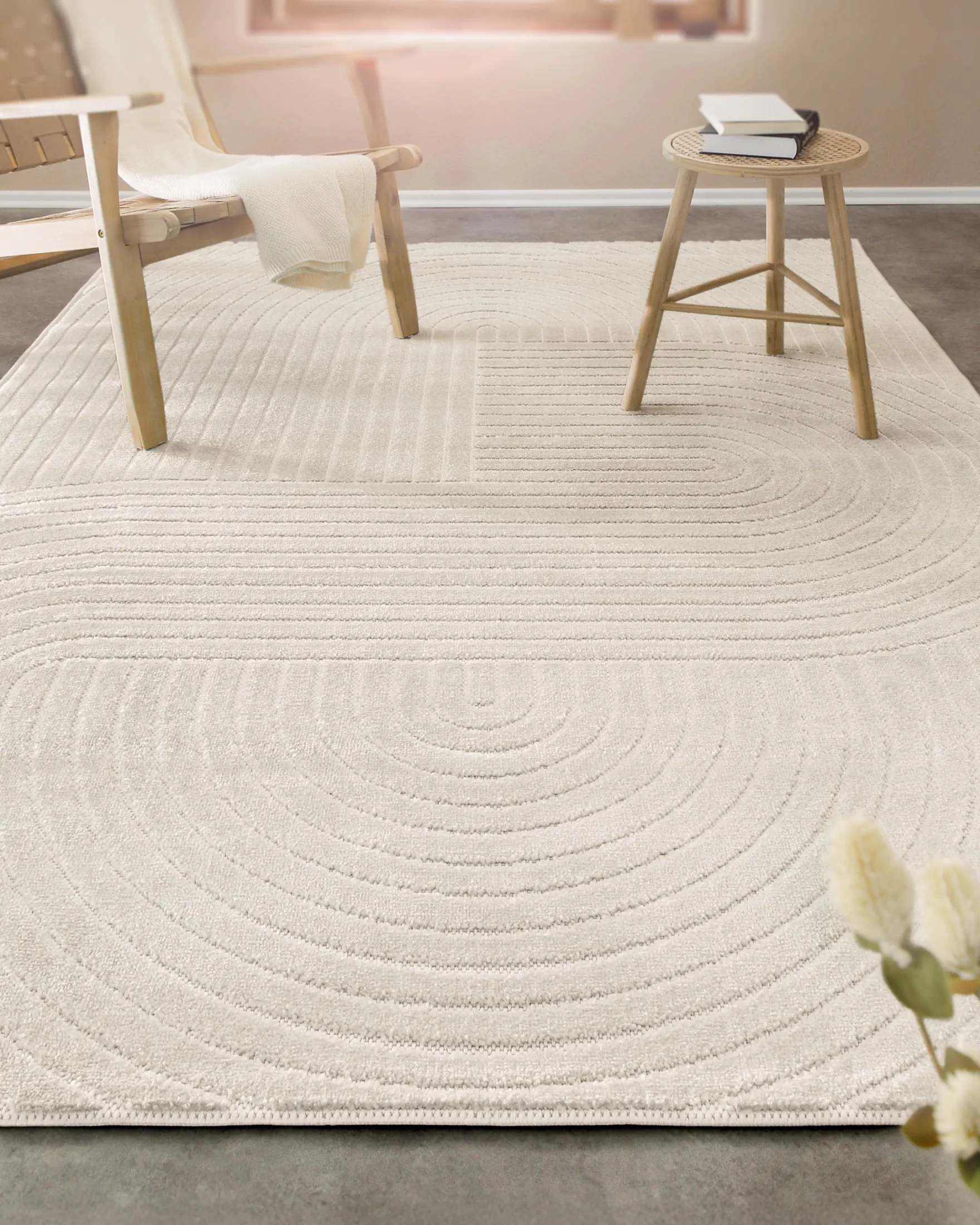 In- & Outdoor Teppich Creme Beige "Bacalar" WECONhome