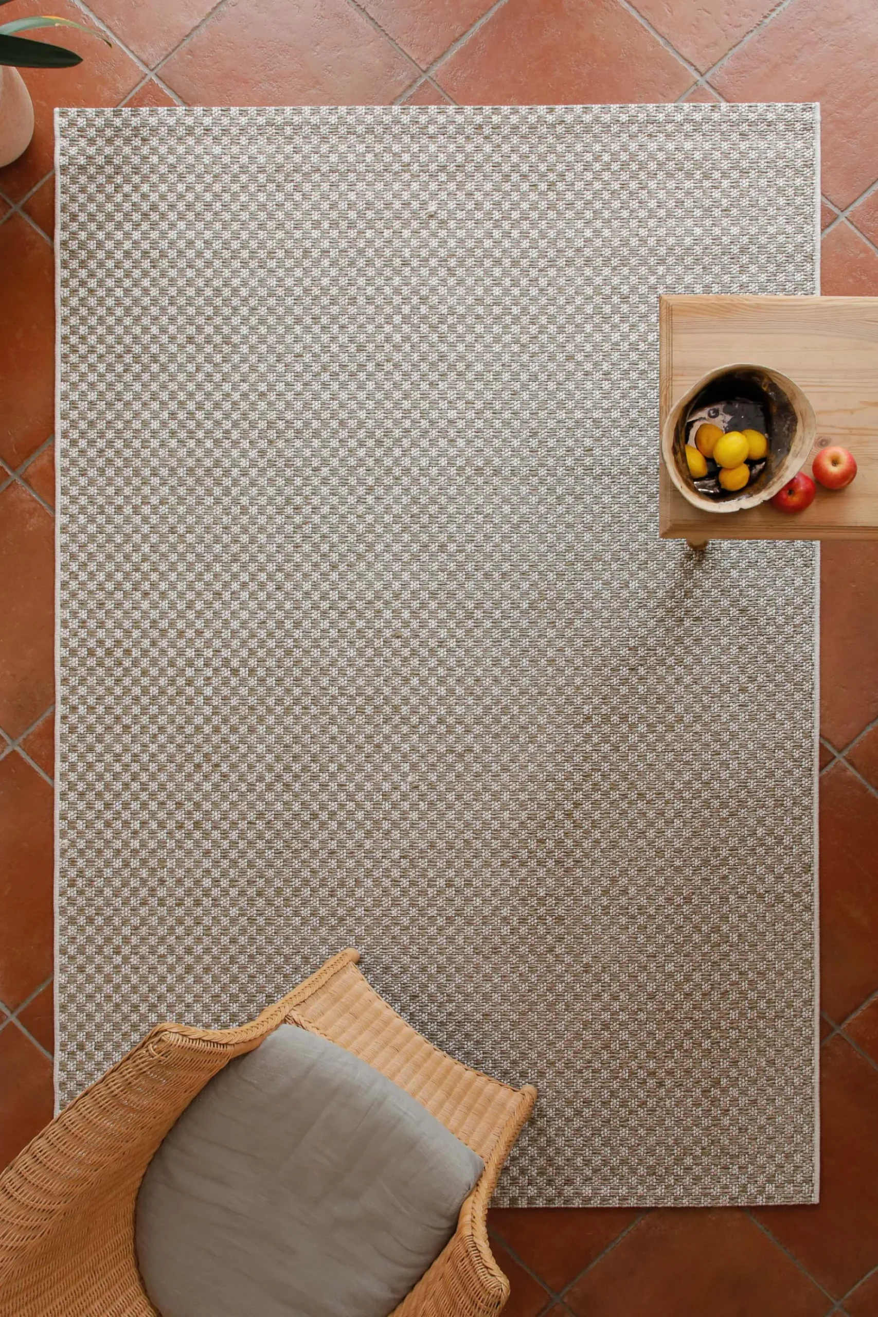In- & Outdoor Teppich Creme Weiß, pflegeleicht & wetterfest "Miami South Beach" WECONhome