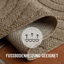 In- & Outdoor Teppich Natur "Monoq" WECONhome