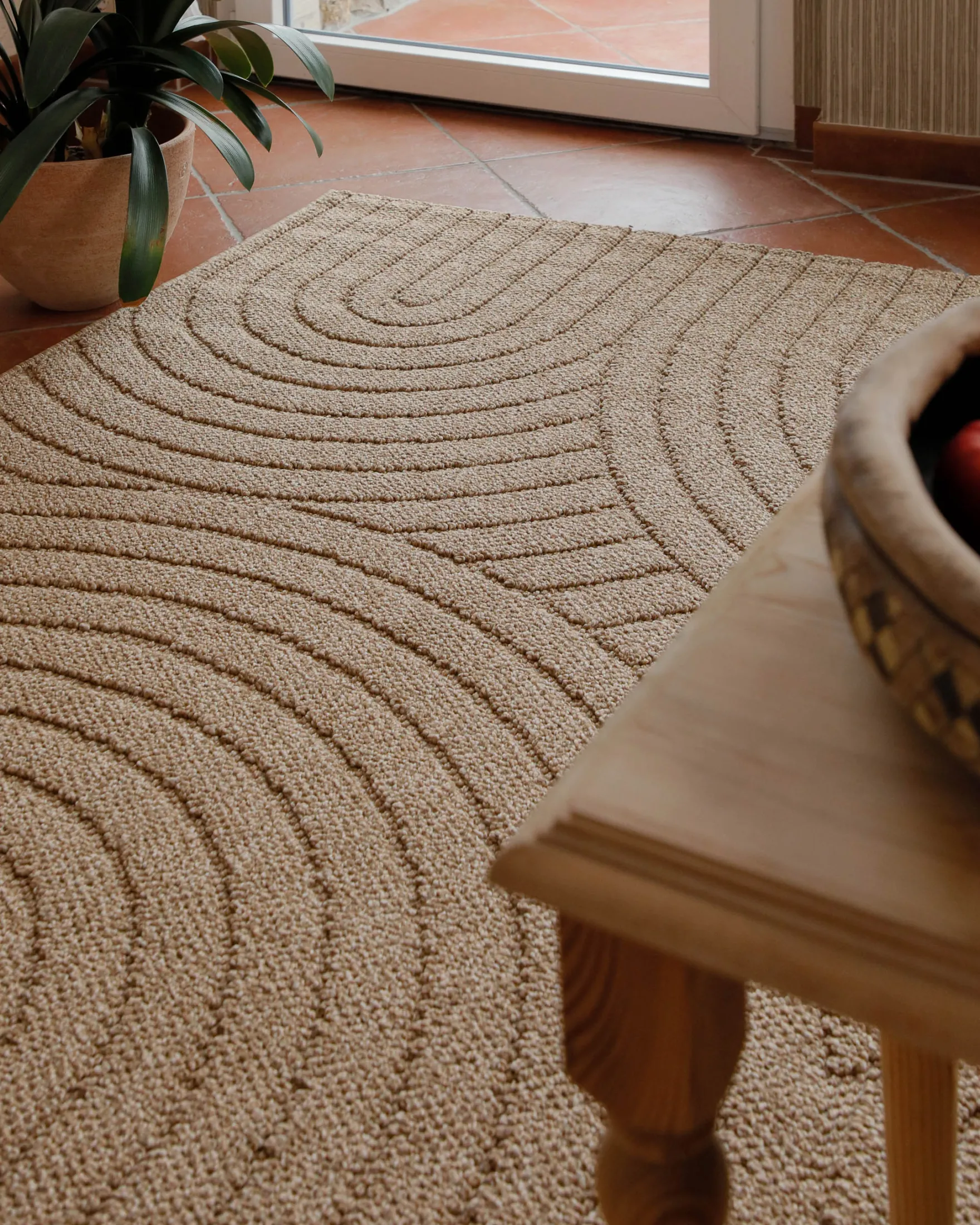 In- & Outdoor Teppich Natur "Monoq" WECONhome