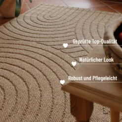 In- & Outdoor Teppich Natur