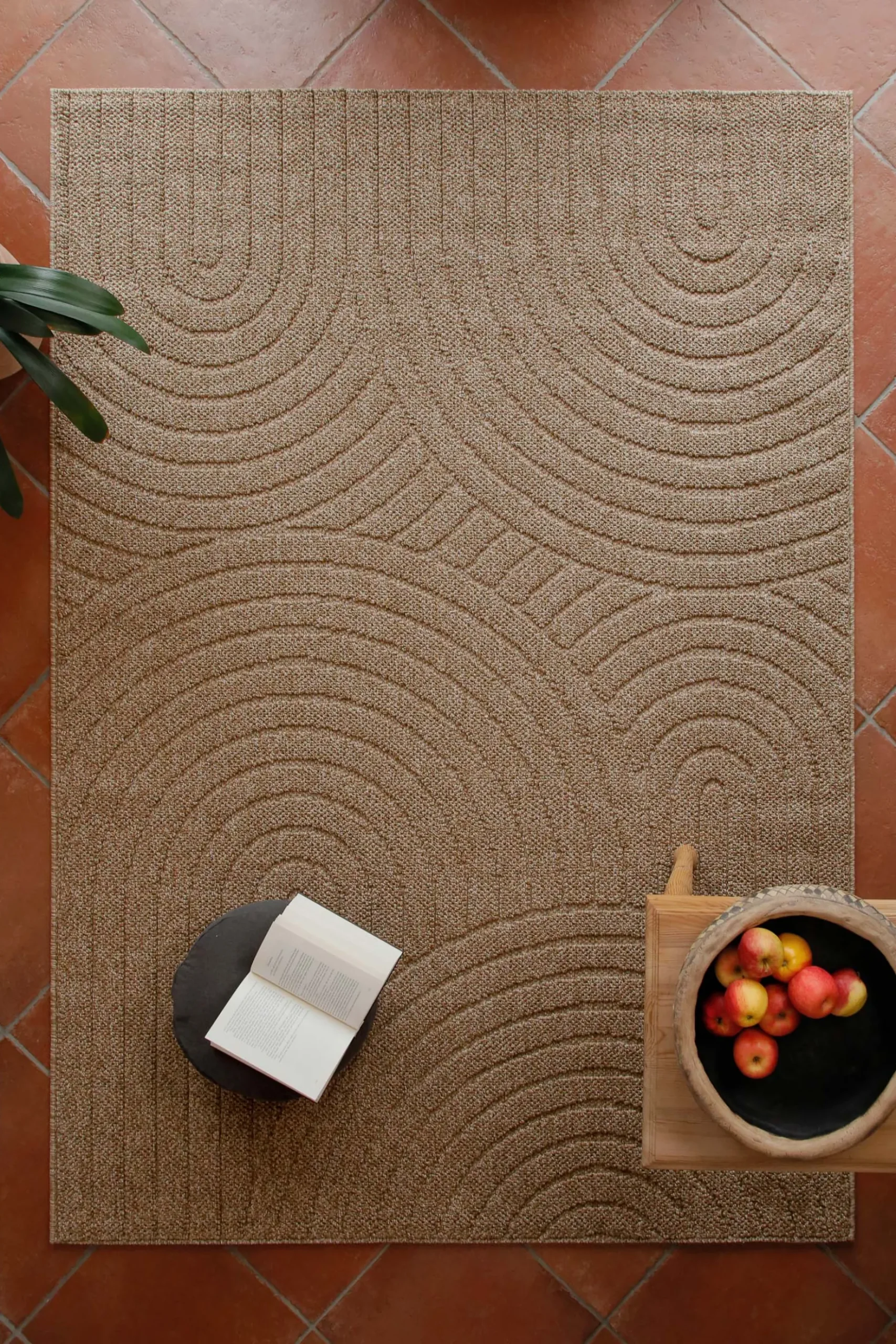 In- & Outdoor Teppich Natur "Monoq" WECONhome