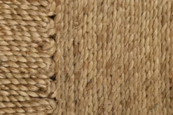 "June" Jute - Teppich - natürlich, handgewebt, schwer
