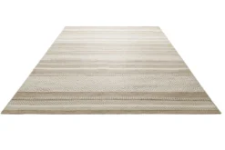 Kelim Teppich Beige Braun aus Wolle