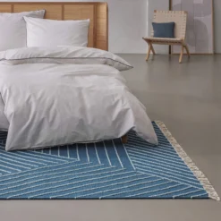 Kelim Teppich Blau 