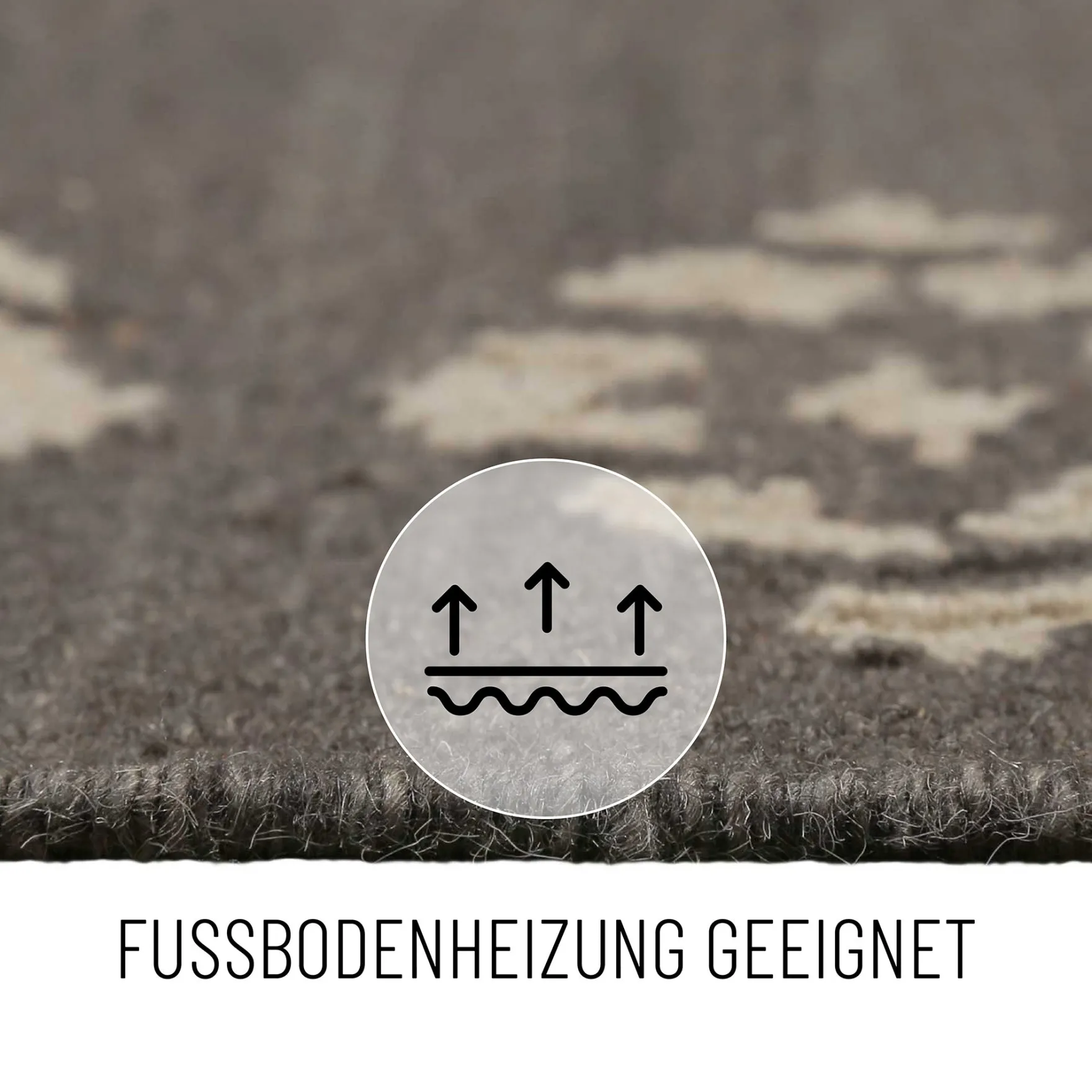 Kelim Teppich Dunkelgrau aus Wolle "Belmont" Green Looop