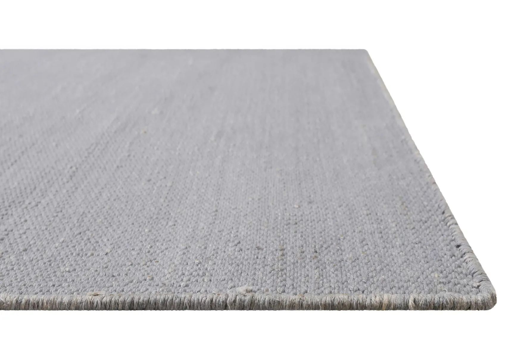 Kelim Teppich Grau aus Baumwolle "Nizza" Green Looop