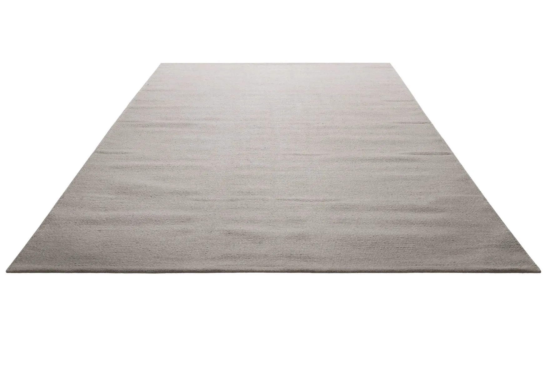 Kelim Teppich Grau Beige aus Wolle "Perpignan" Green Looop