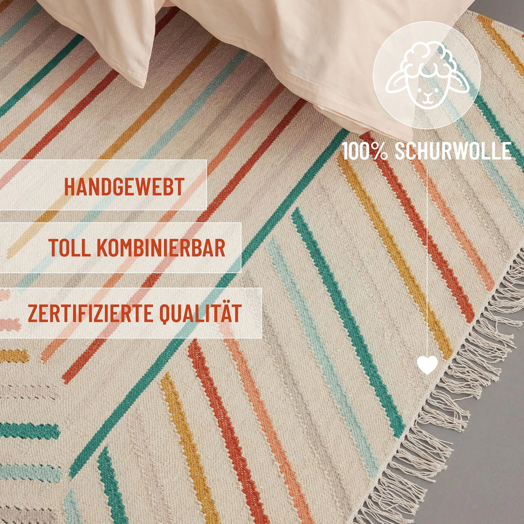 Kelim Teppich Multi "Modern Pop" WECONhome