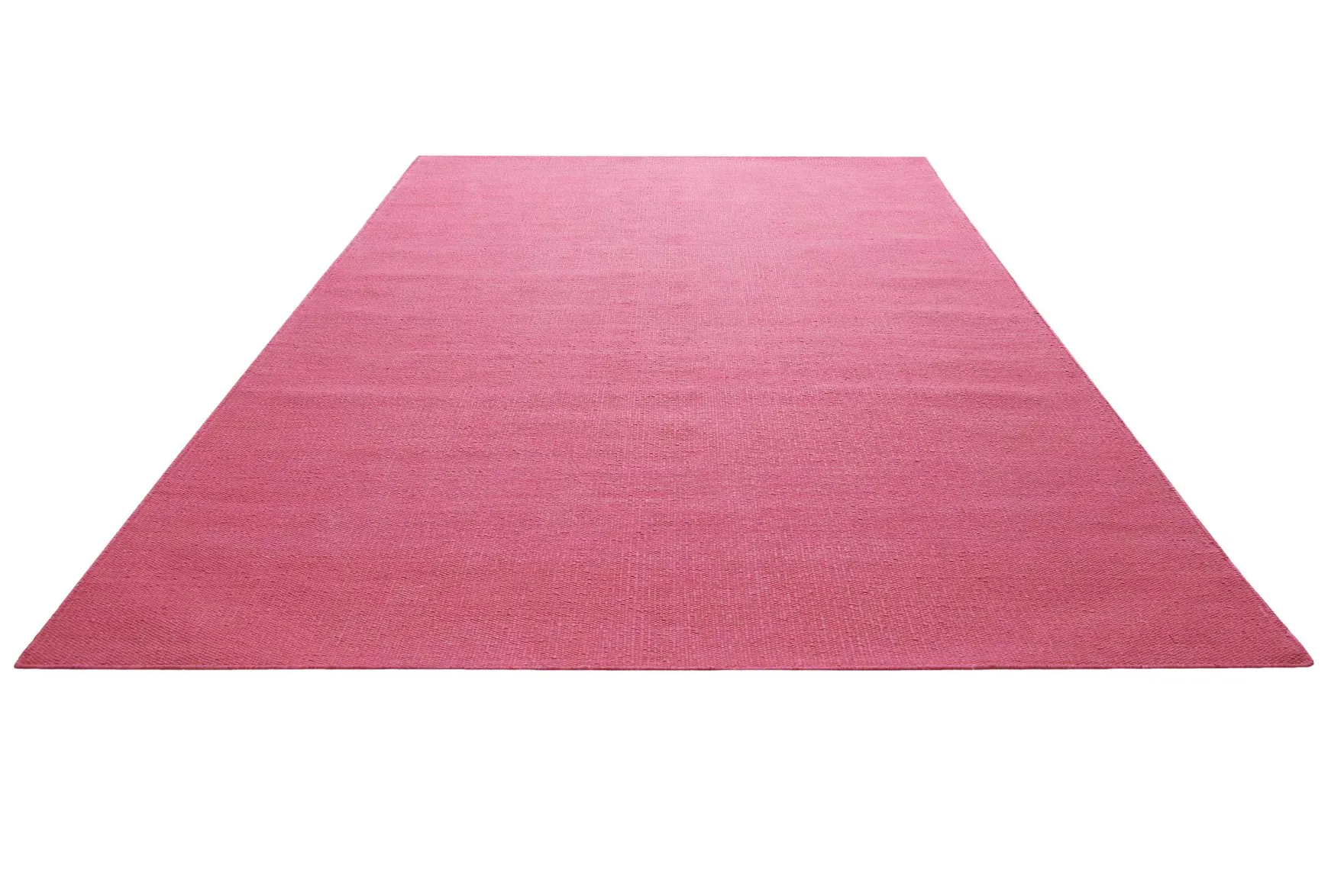 Kelim Teppich Pink aus Baumwolle "Nizza" Green Looop