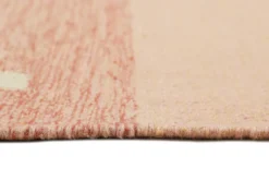 Kelim Teppich Rosa meliert aus Wolle
