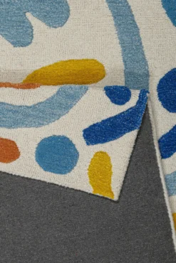 Kinderteppich aus Schurwolle Multi