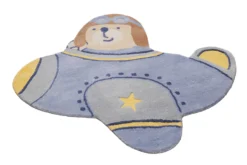 Kinderteppich Blau