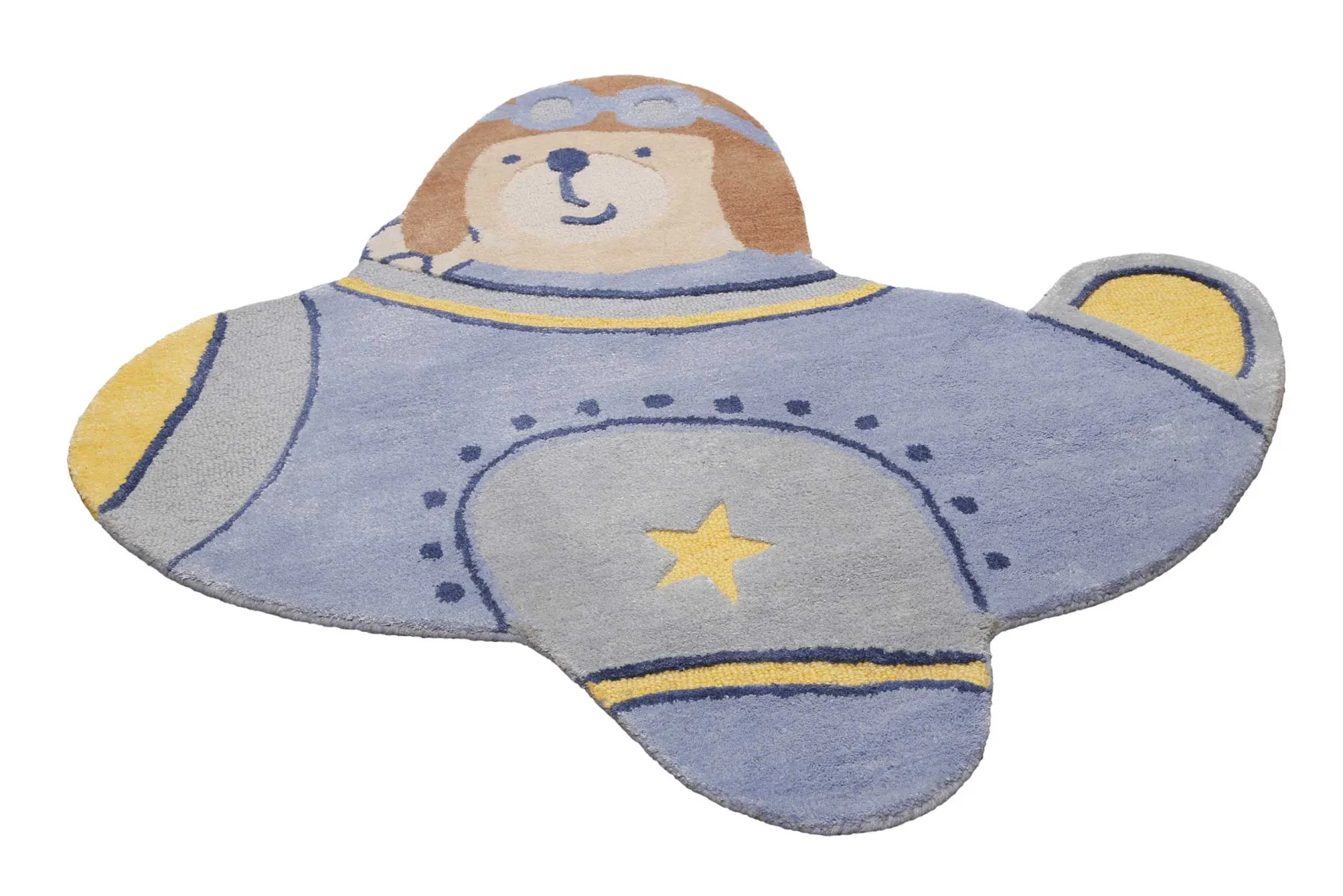 Kinderteppich Blau "Anton" Smart Kids