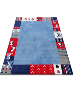 Kinderteppich Blau
