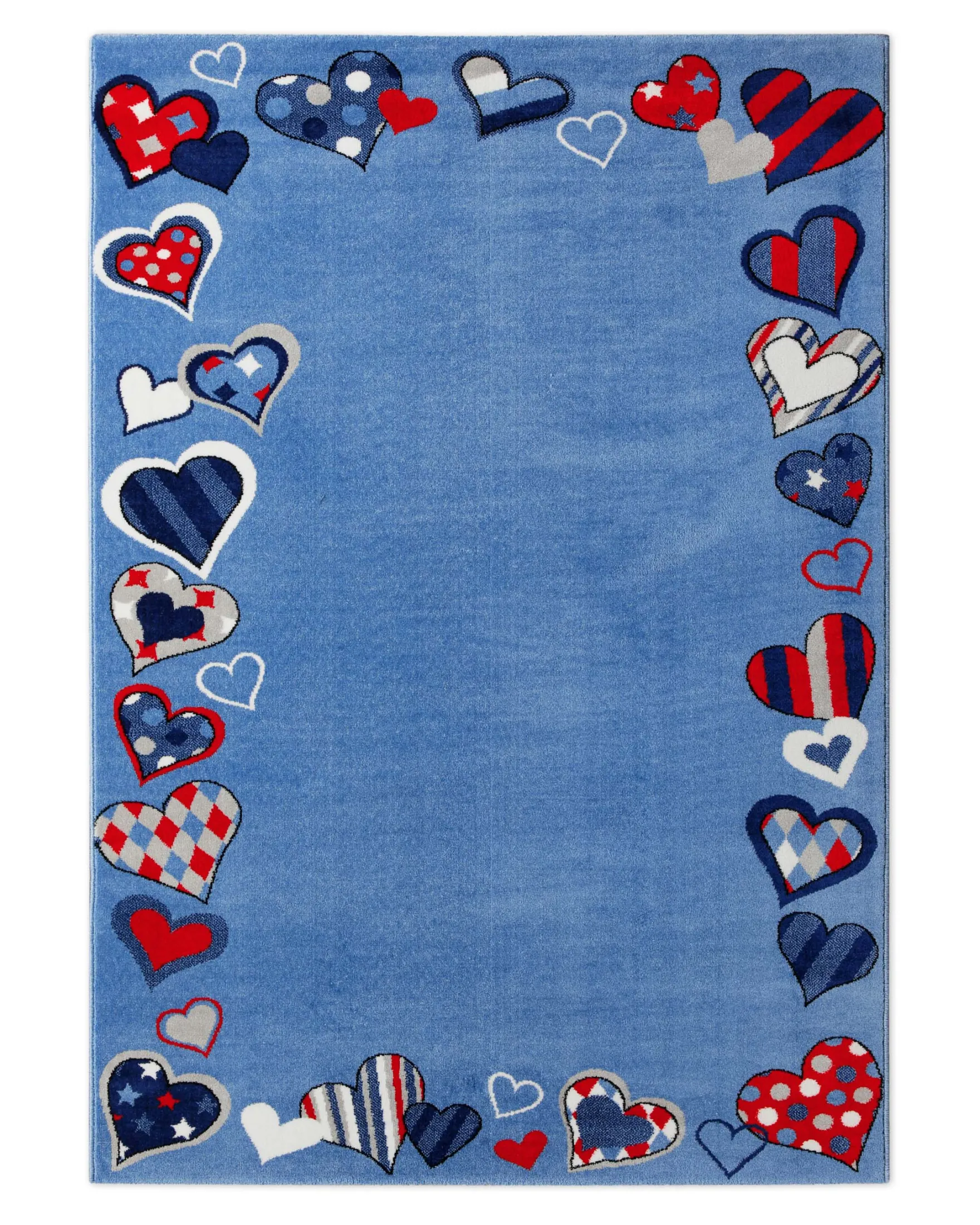 Kinderteppich Blau "Just Hearts" WECONhome