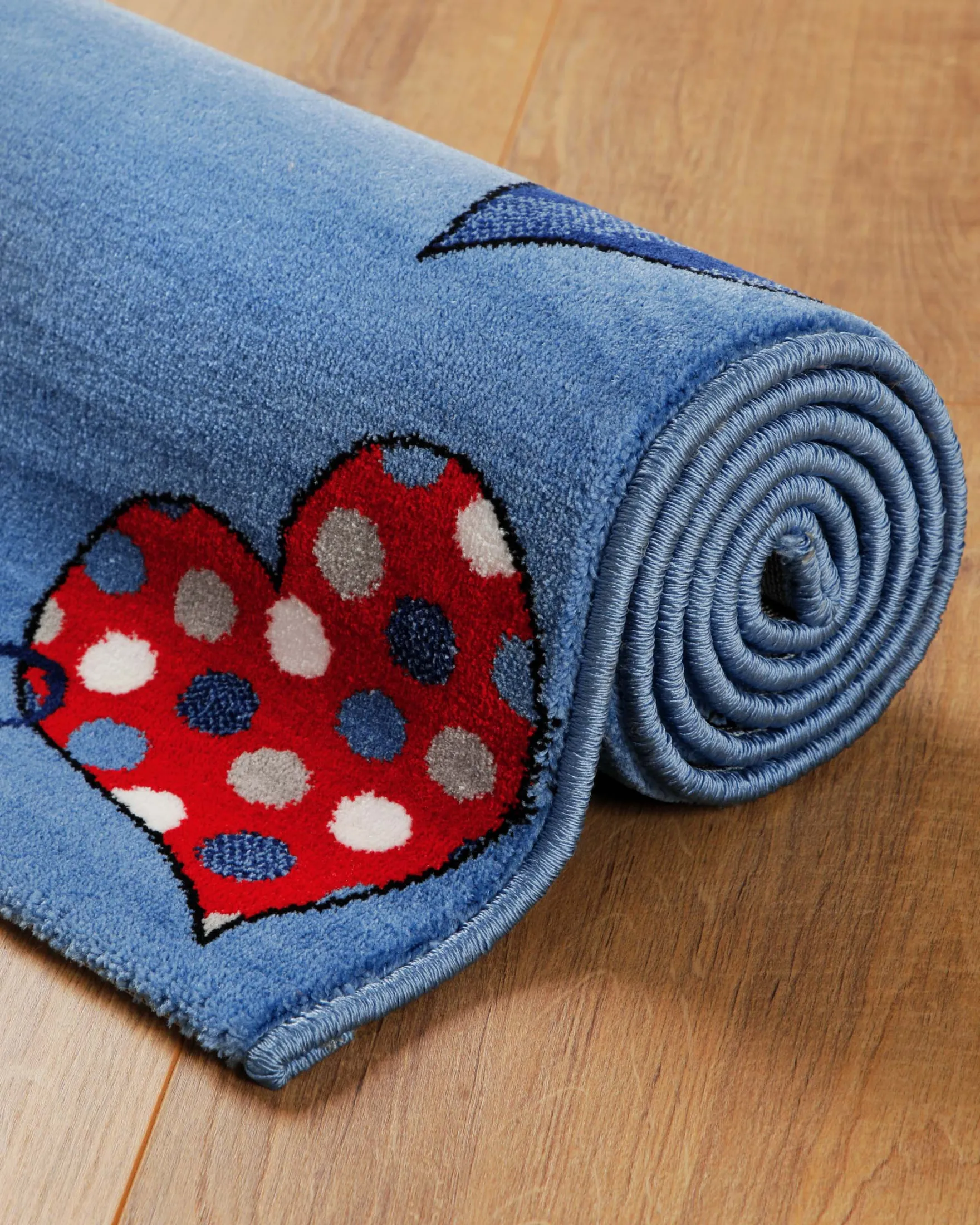 Kinderteppich Blau "Just Hearts" WECONhome
