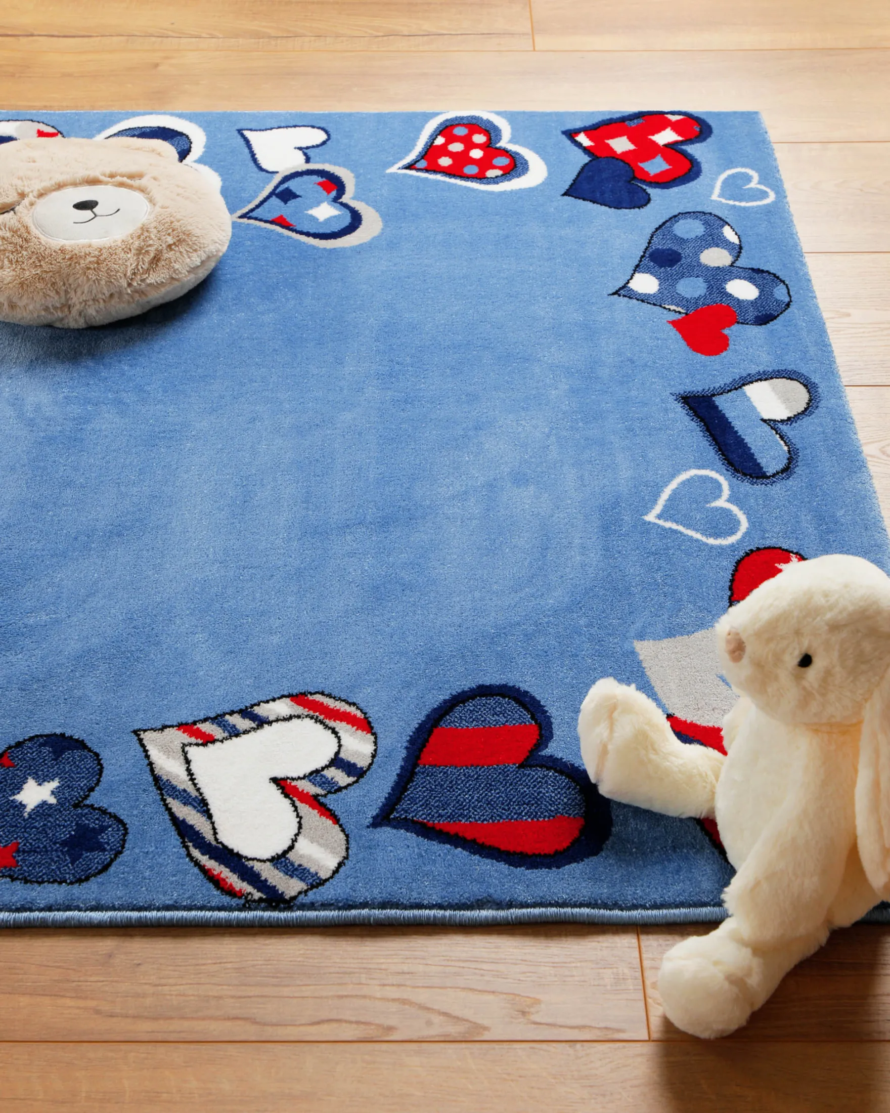 Kinderteppich Blau "Just Hearts" WECONhome