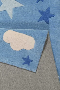 Kinderteppich Blau 