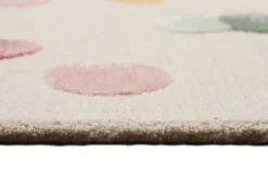 Kinderteppich Creme Bunt