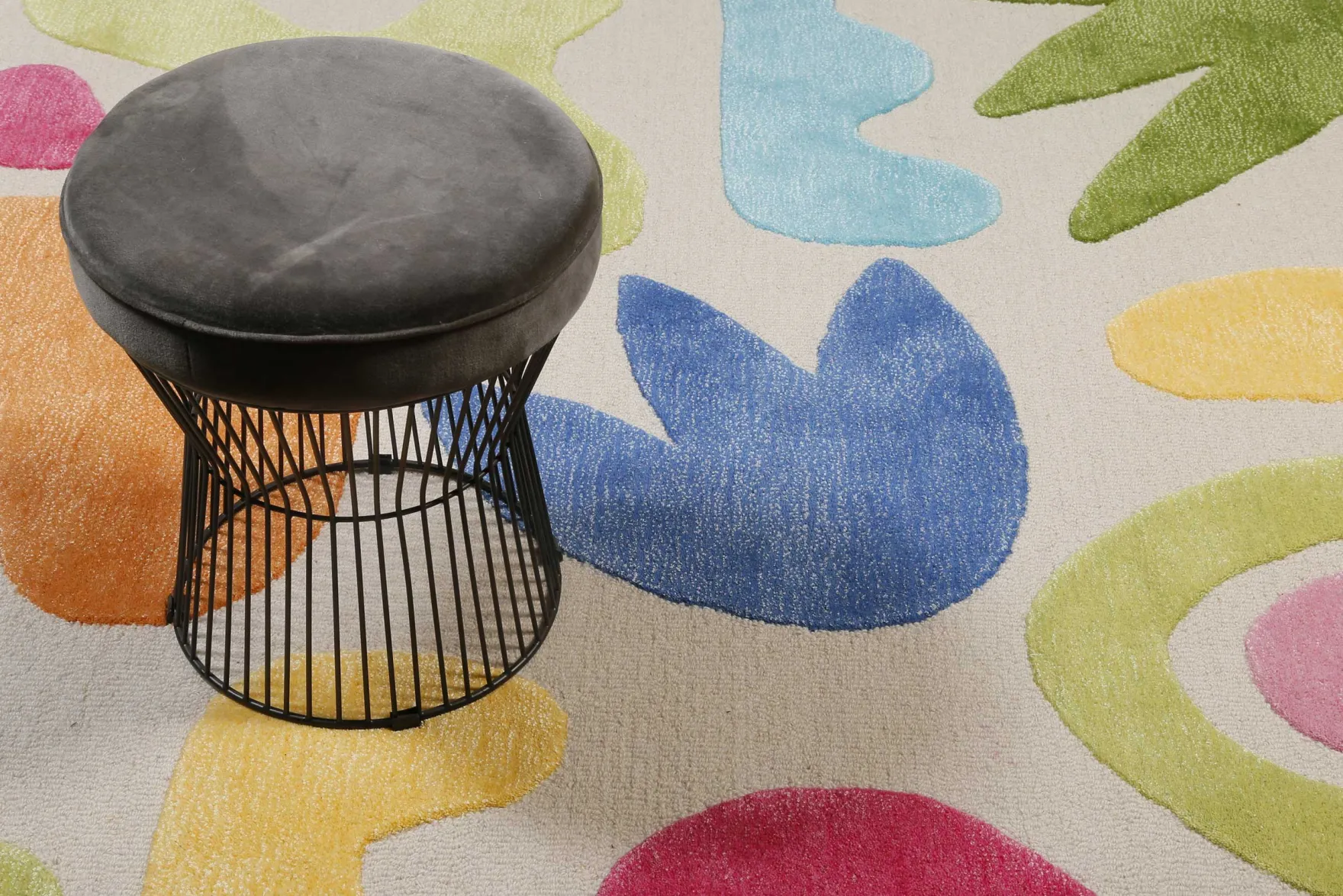 Kinderteppich Creme Bunt "Kimi" Smart Kids