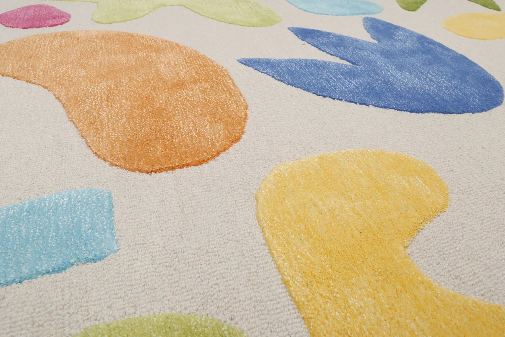 Kinderteppich Creme Bunt "Kimi" Smart Kids