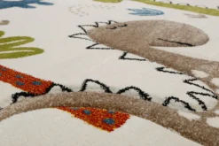 Kinderteppich Creme Weiß "Dino & Friends" Smart Kids
