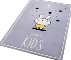Kinderteppich Grau