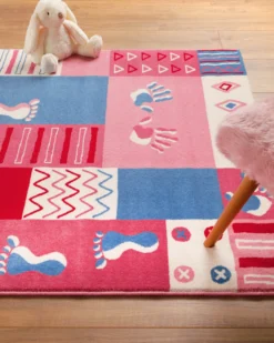 Kinderteppich Rosa 