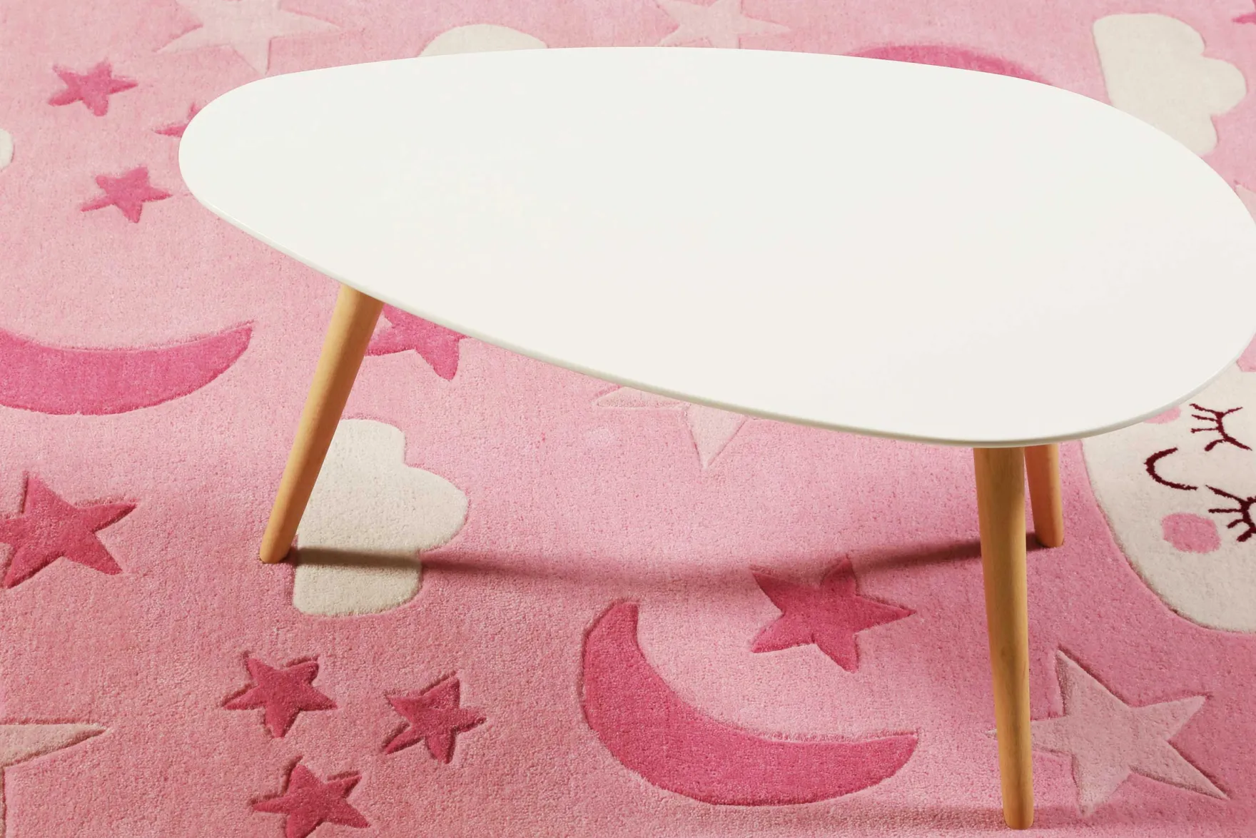 Kinderteppich Rosa "LaLeLu" Smart Kids