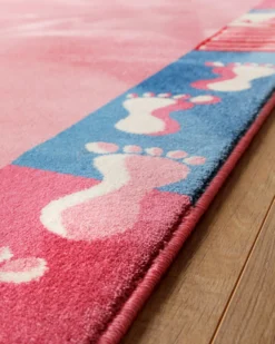 Kinderteppich Rosa Pink 