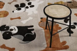 Kinderteppich Sand Beige meliert "Rocky & Friends" Smart Kids