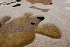 Kinderteppich Sand Beige meliert