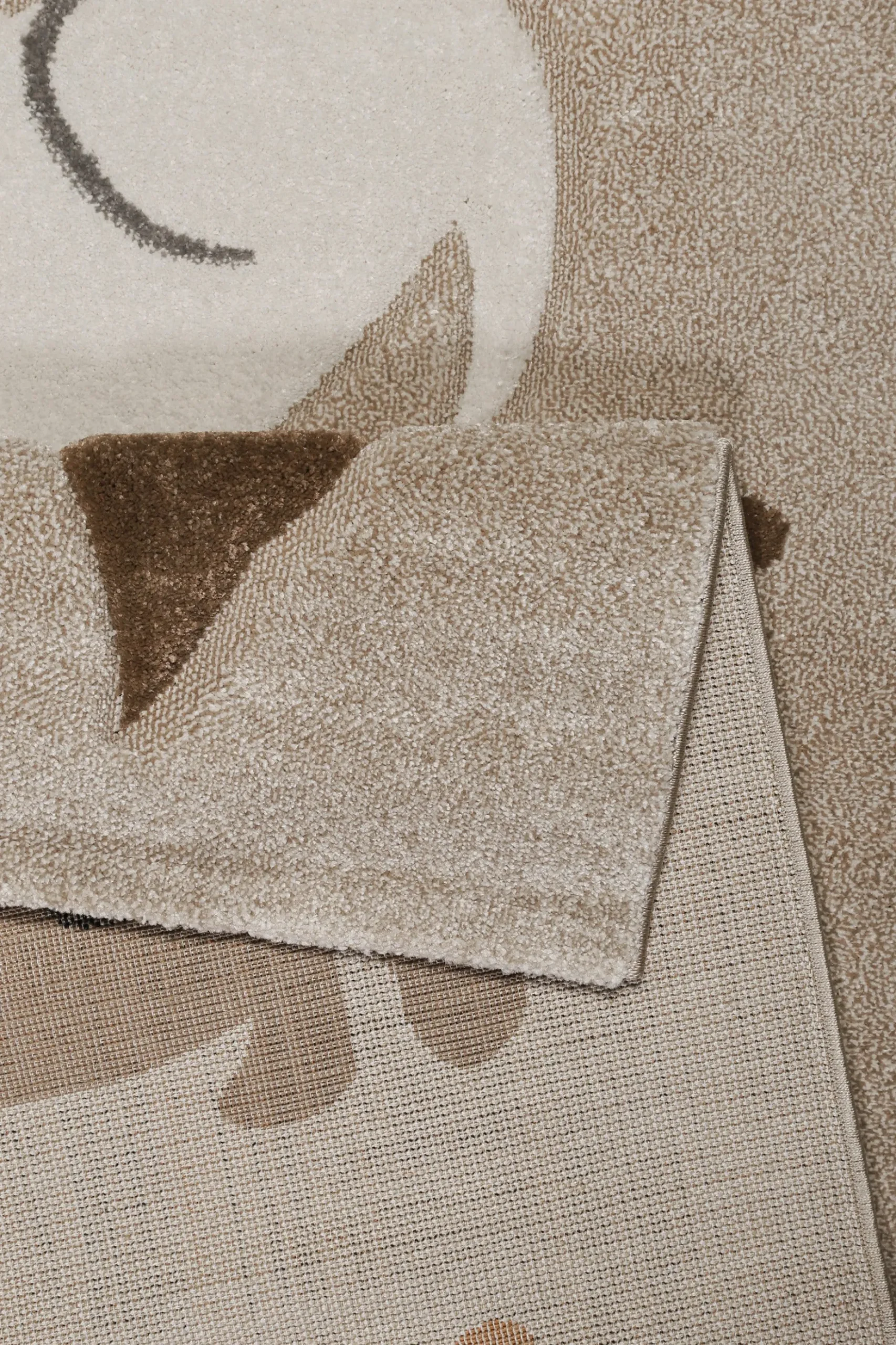 Kinderteppich Sand Beige meliert "Rocky & Friends" Smart Kids