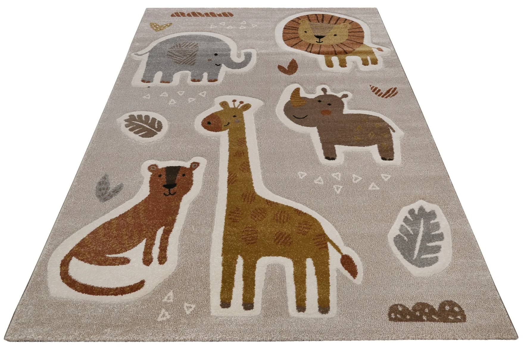 Kinderteppich Sand Beige meliert "Nala & Friends" Smart Kids