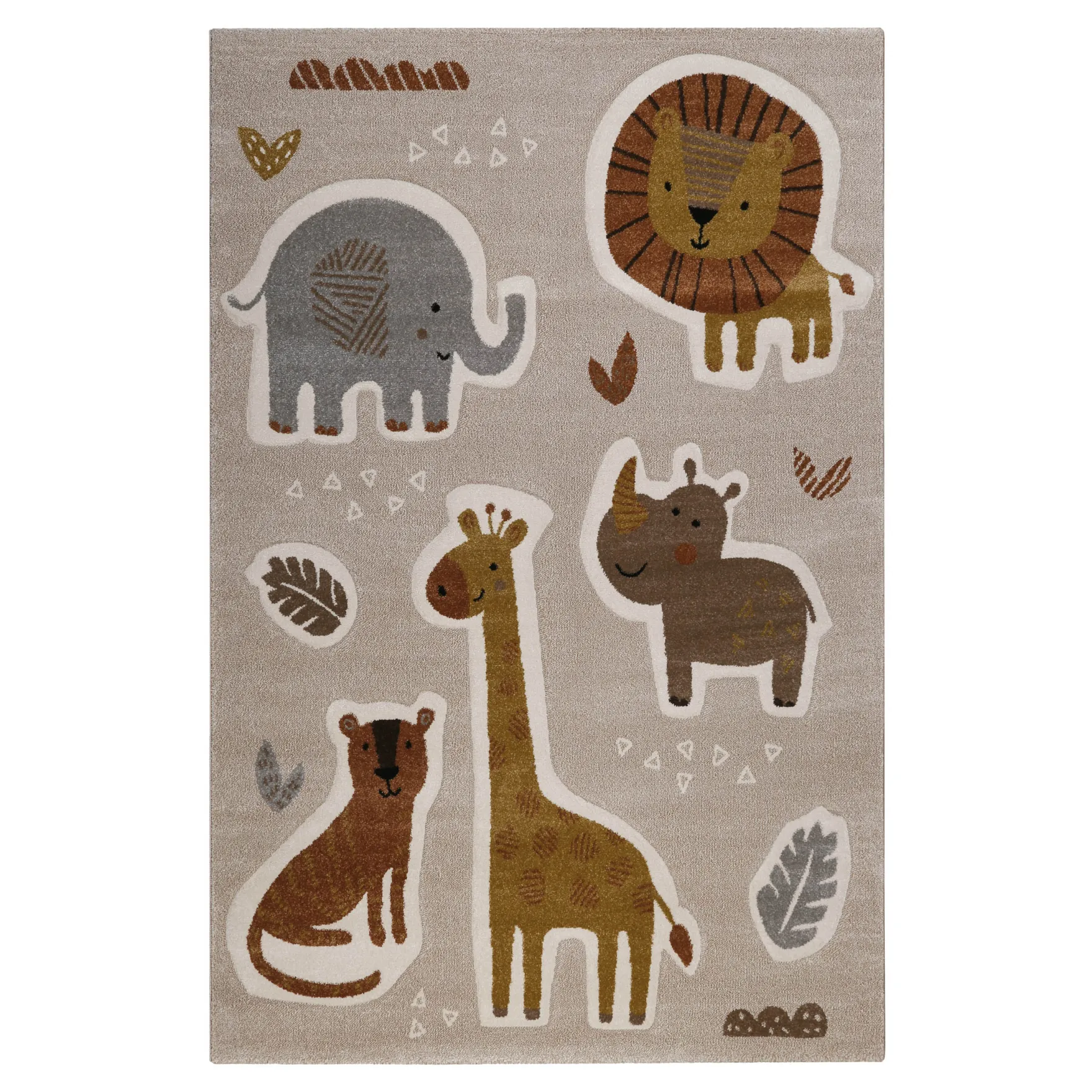 Kinderteppich Sand Beige meliert "Nala & Friends" Smart Kids