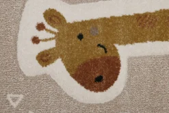 Kinderteppich Sand Beige meliert