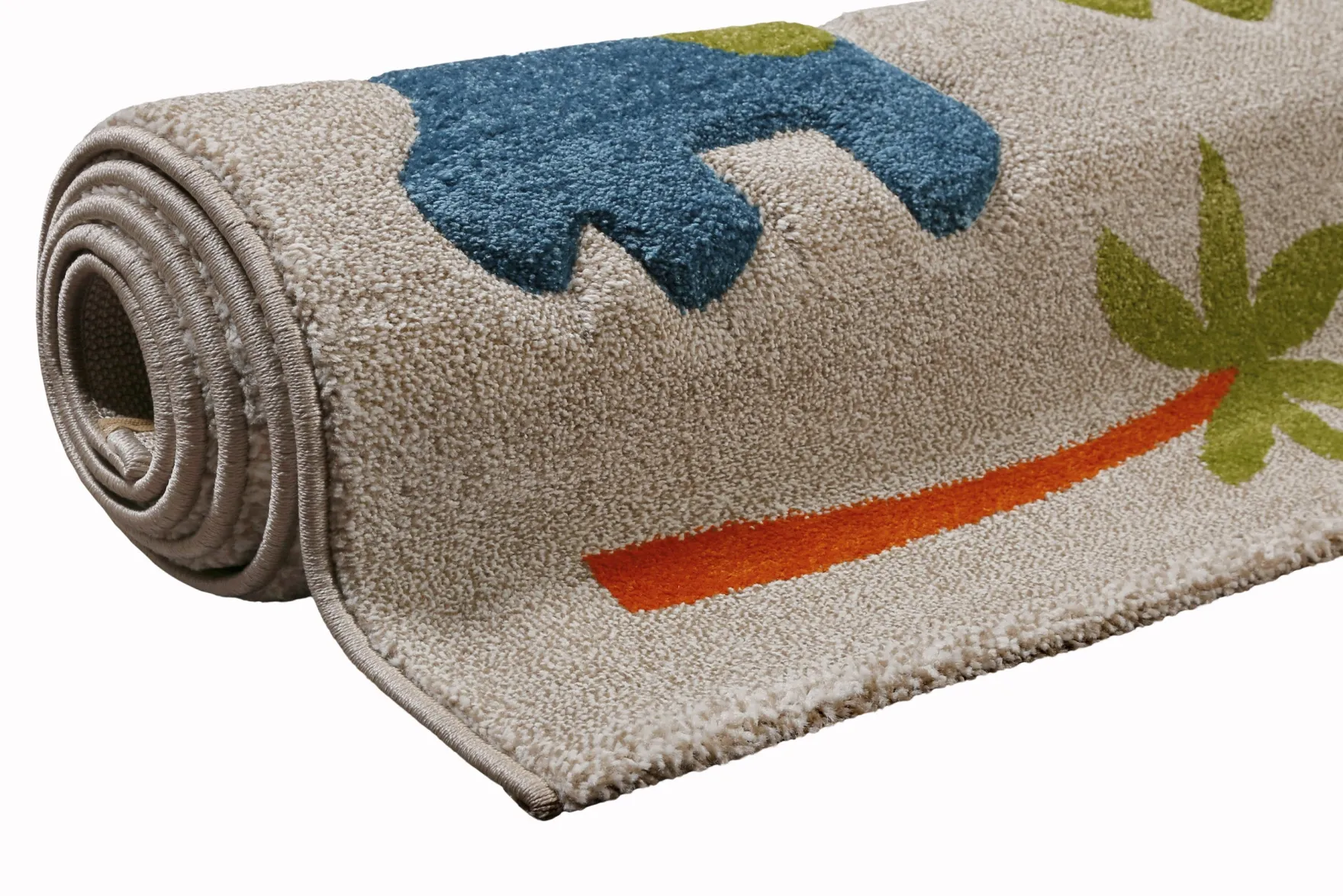 Kinderteppich Sand Beige meliert "Benny & Friends" Smart Kids