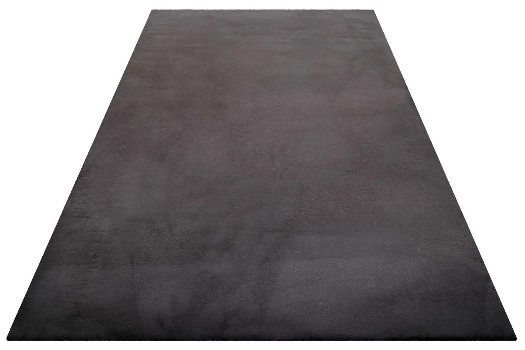 Kunstfell Teppich Anthrazit flauschig und weich "Anna" WECONhome Basics