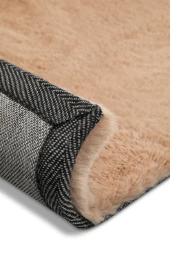 Kunstfell Teppich Apricot flauschig und weich