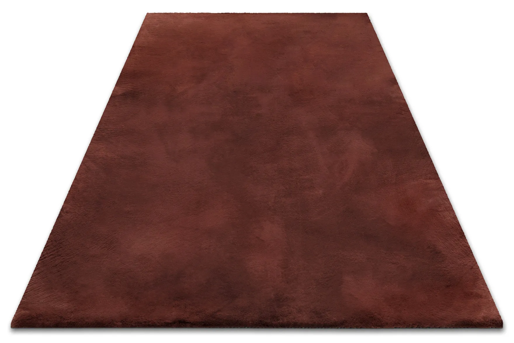 Kunstfell Teppich Bordeaux flauschig und weich "Anna" WECONhome Basics