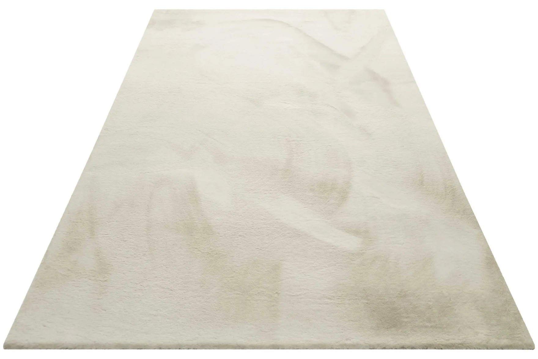 Kunstfell Teppich Creme Beige flauschig und weich "Anna" WECONhome Basics