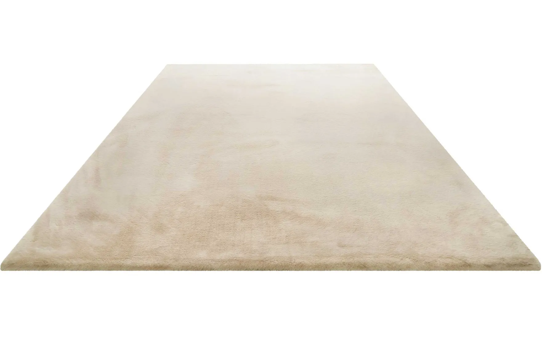 Kunstfell Teppich Creme Beige kuschelig & flauschig "Vita" Homie Living