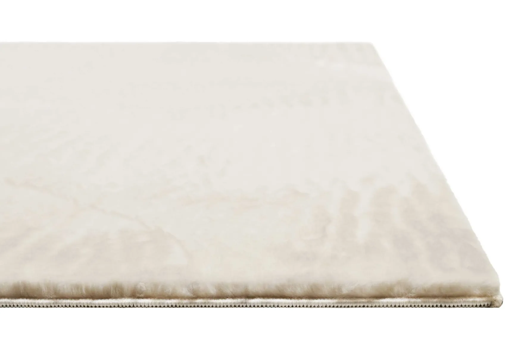 Kunstfell Teppich Creme Beige soft & weich "Villa Rosso" Homie Living