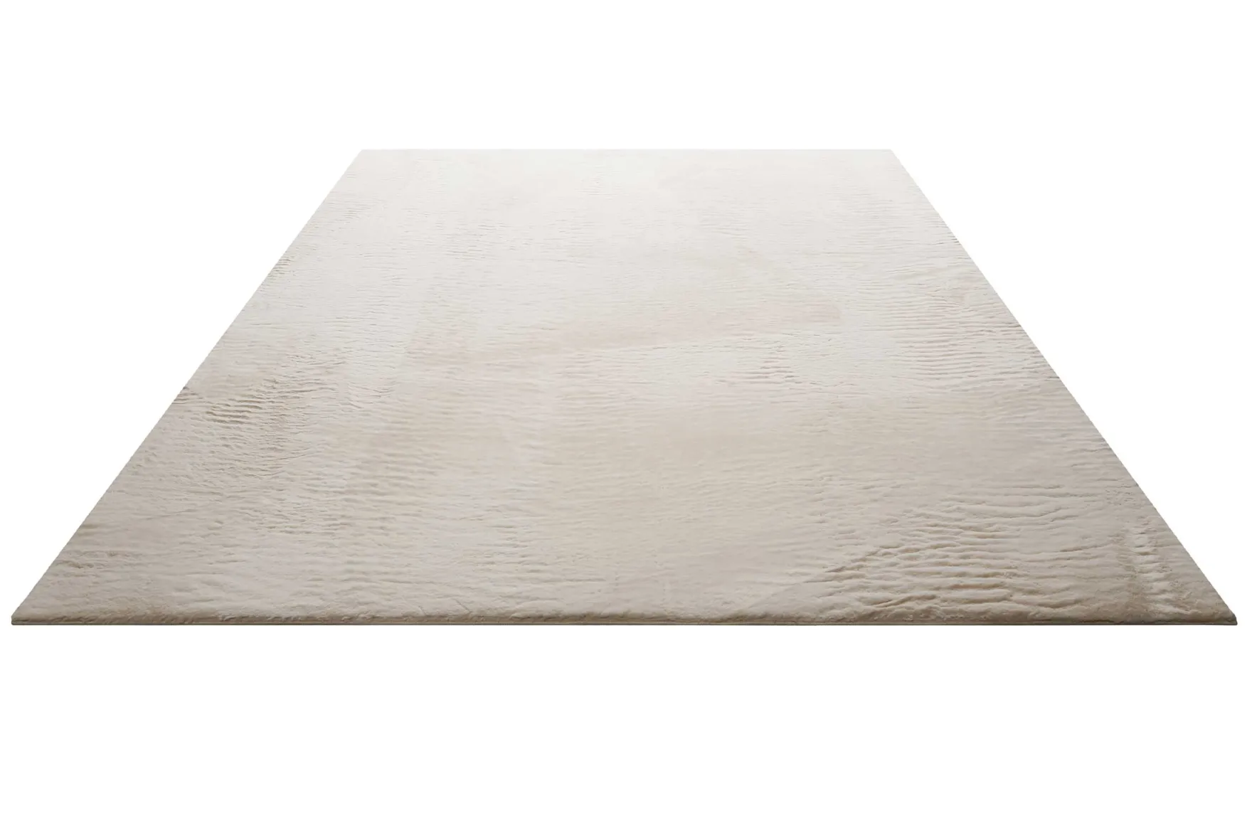 Kunstfell Teppich Creme Beige soft & weich "Villa Rosso" Homie Living