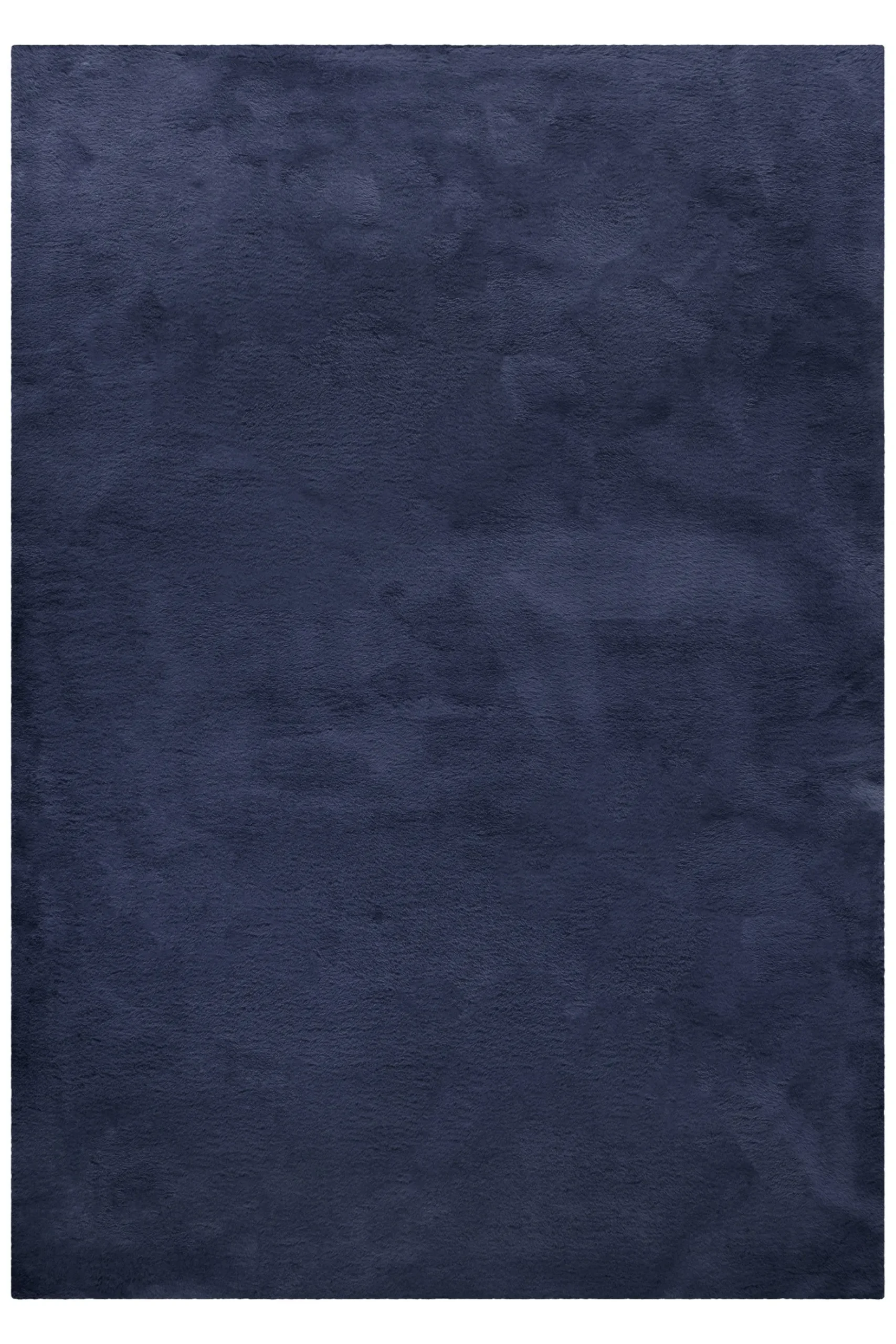Kunstfell Teppich Dunkelblau flauschig und weich "Anna" WECONhome Basics